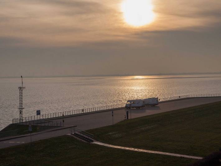 Ferienwohnung für 4 Personen, mit Ausblick am Jadebusen