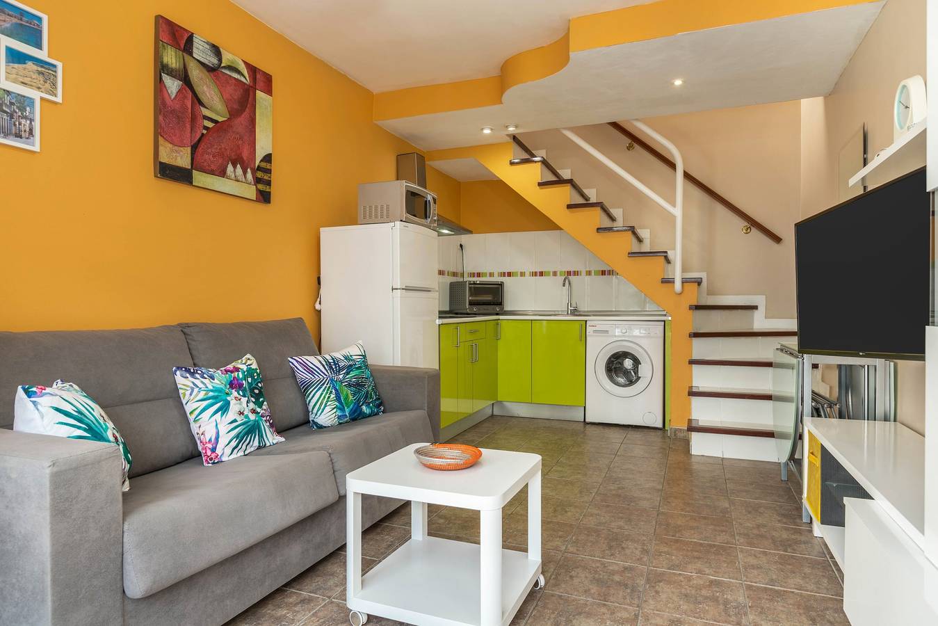 Ferienhaus "Bungalow Dunaflor Verde Maspalomas" mit Balkon, Gemeinschaftsterrasse & Pool in Campo Internacional, San Bartolomé de Tirajana
