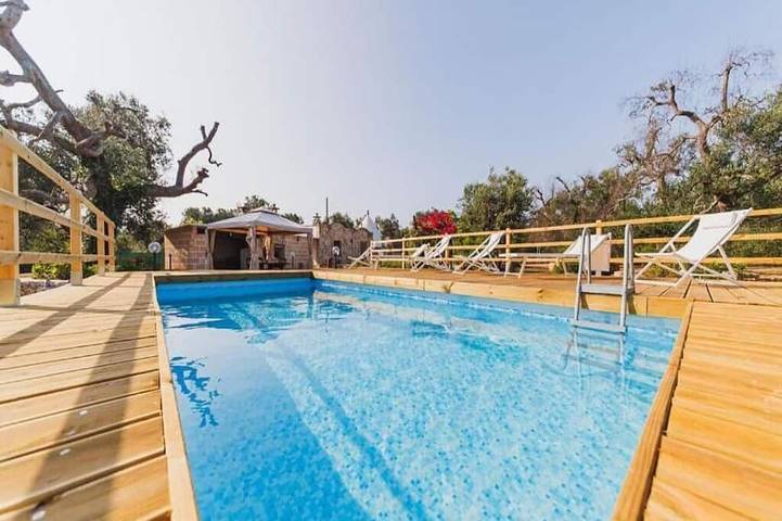 Maison de vacances pour 6 personnes, avec terrasse et jardin à Ceglie Messapica