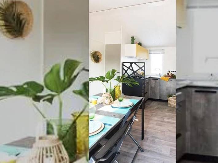 Mobil home pour 5 personnes, avec bassin pour enfant à Urrugne - 3