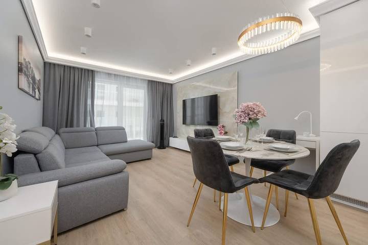 Apartament wakacyjny dla 4 osób, z Ogród w Wrocław