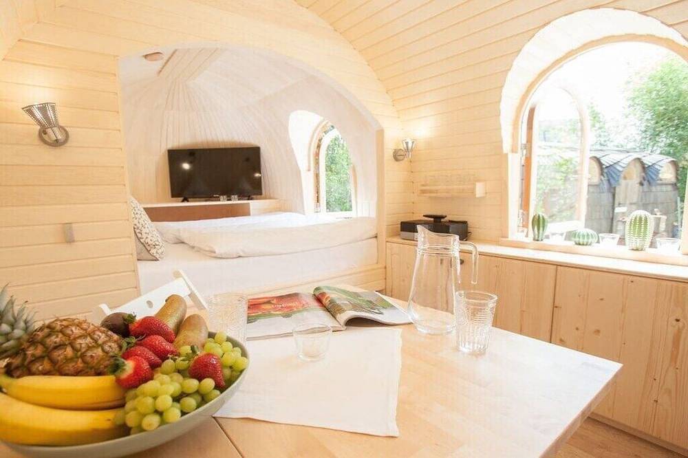 Tiny House Alpenpanorama Chalet Igluhut in Hergensweiler, Bayerisch Schwaben