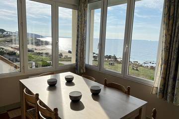 Gîte pour 4 personnes, avec jacuzzi et jardin, animaux acceptés dans Plage de Porsmilin