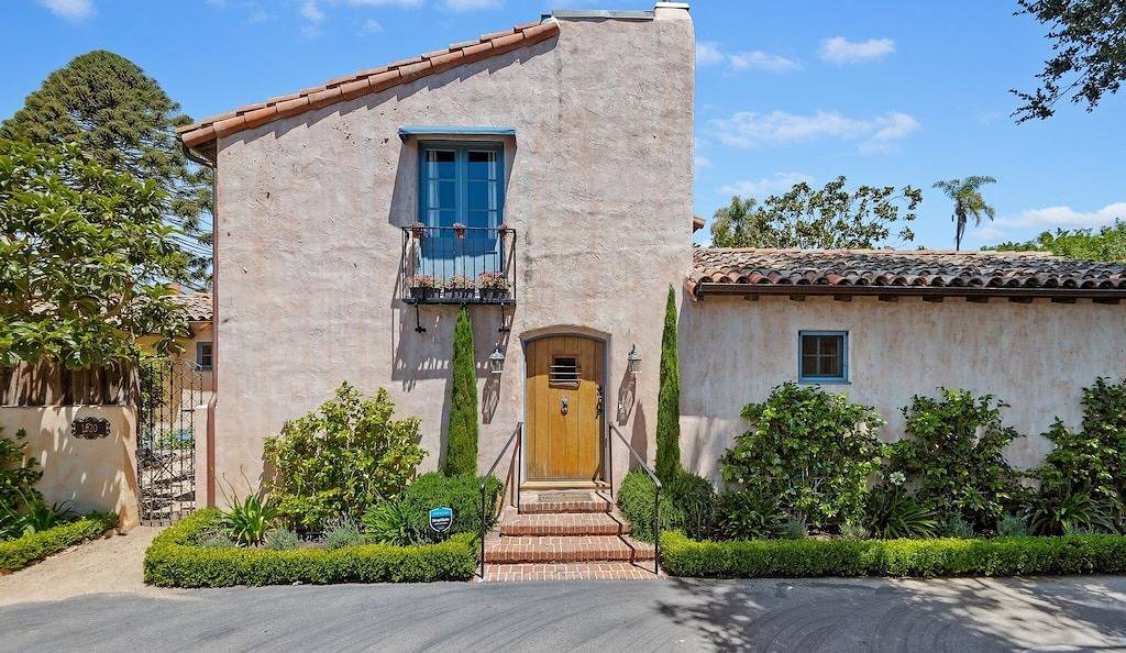 Serene and Private Home Within Montecito's Most Desirable Hedgerow Neighborhood in Montecito, Santa Barbara County