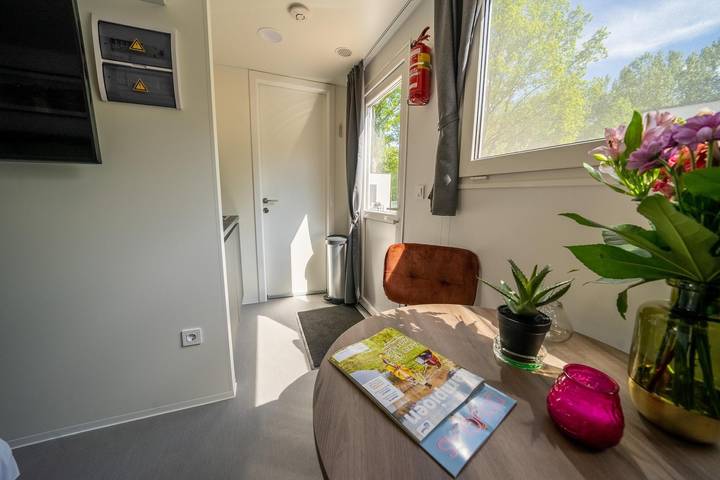 Ferienhaus für 6 Personen, mit Balkon/Terrasse und Terrasse sowie Garten