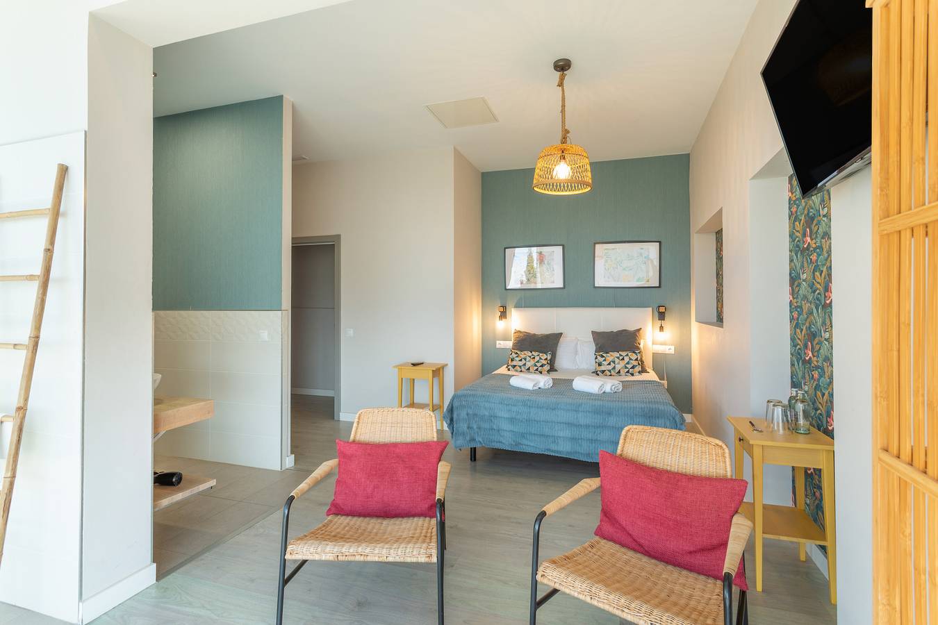 'Villa bandama golf Agaete Suite-01' con vistas al mar, Wi-Fi y aire acondicionado in Santa Brígida, Gran Canaria Norte