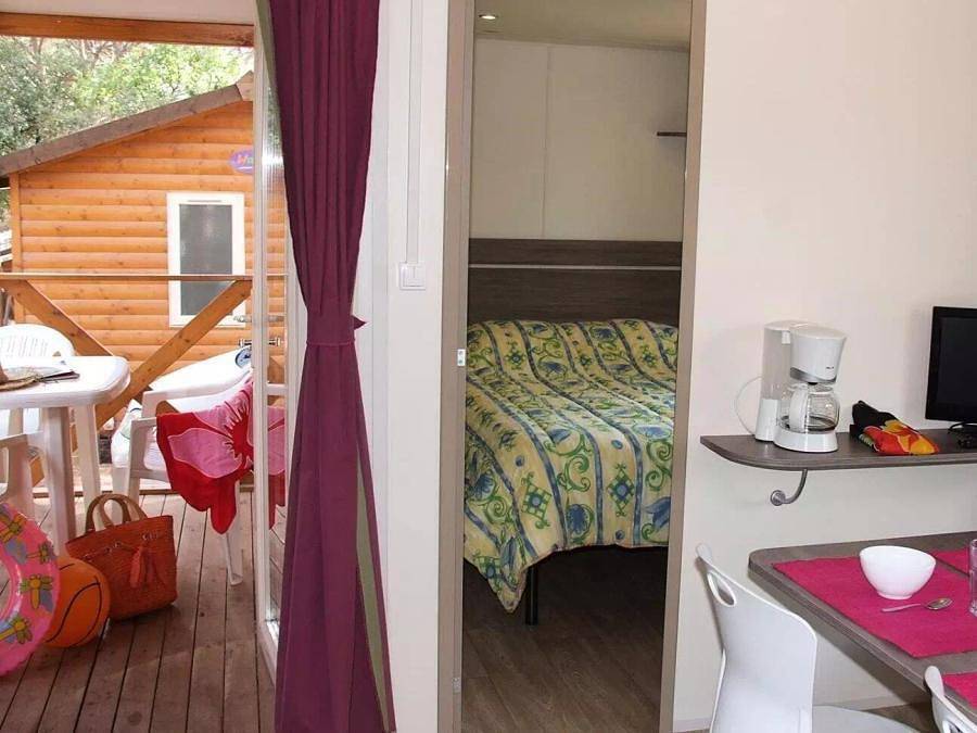 Camping Tikayan Les Cigales - Mobilhome 4 personas - Georgia Confort 3 Piezas 4 Personas Aire Acondicionado + Tv in Le Muy, Region de Draguignan