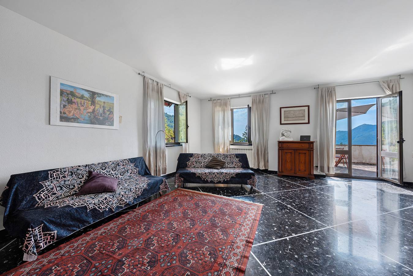 Ganze Wohnung, Apartment 'La Squazza' mit Bergblick, privater Terrasse und Wlan in Bertigaro (Borzonasca), Borzonasca