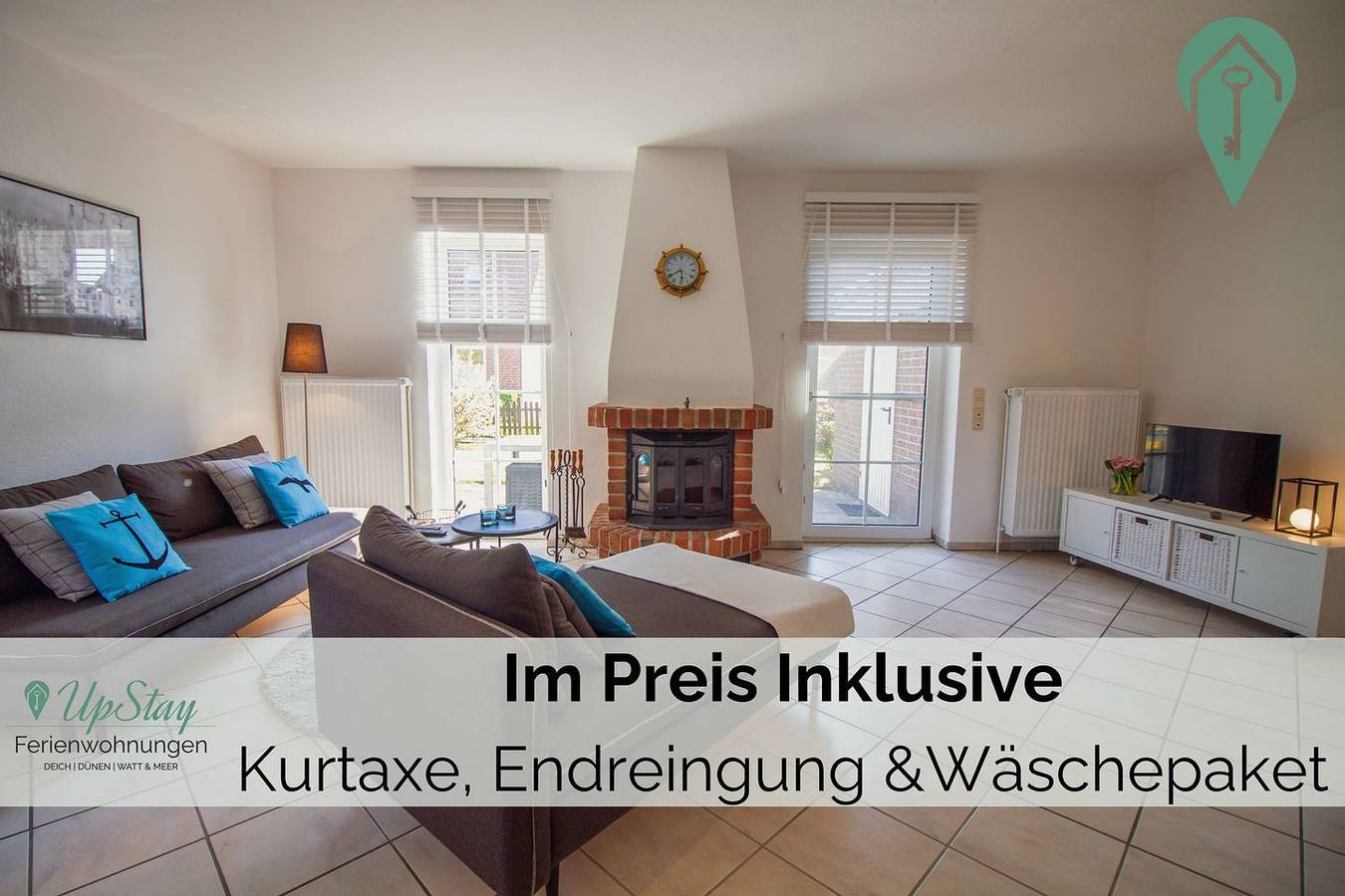 Modernes Ferienhaus mit Deichblick in ruhiger Lage von Greetsiel in Greetsiel, Krummhörn