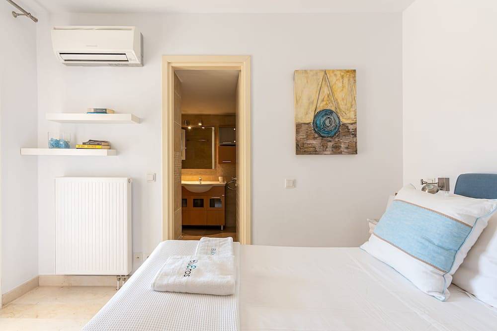 The perfect hideaway in the Greek blue Aegean seas in Poseidonia, Syros