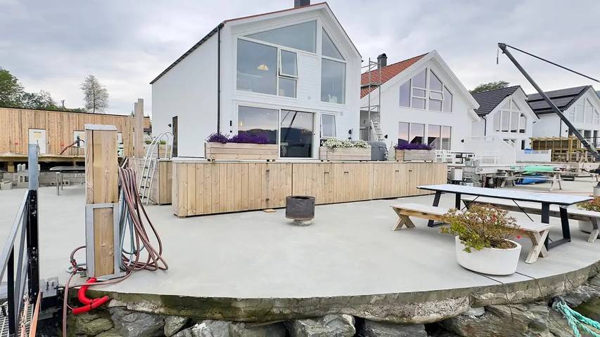 Ferienhaus für 7 Personen, mit Garten