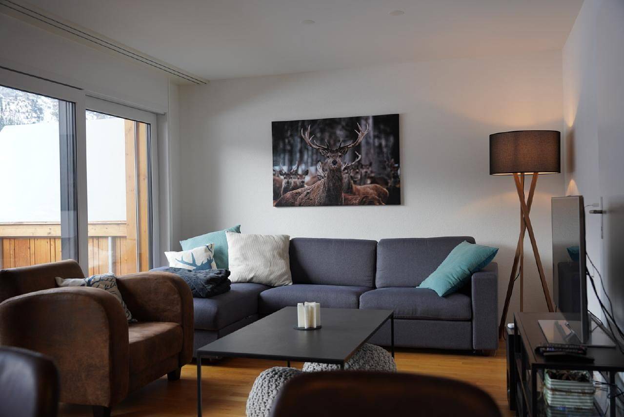 Ganze Ferienwohnung, Maisonnette Wohnung Wätterbach Kandersteg in Kandersteg, Frutigen - Lenk - Adelboden