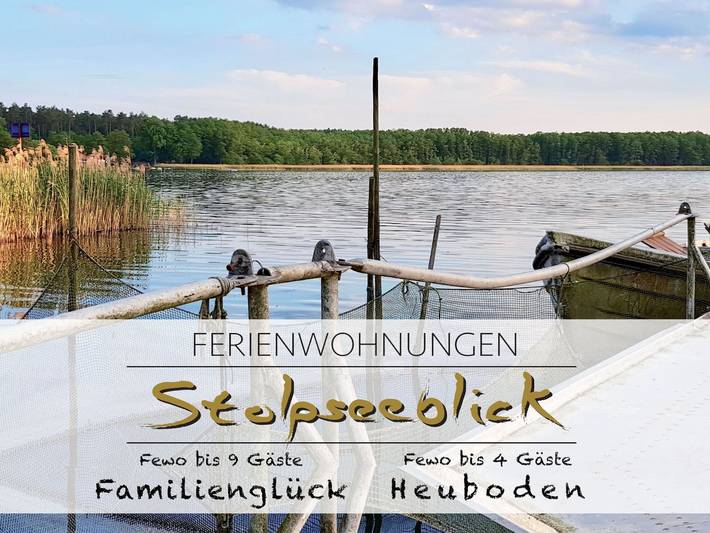 Ferienwohnung für 4 Personen, mit Terrasse und Seeblick in Fürstenberg/Havel