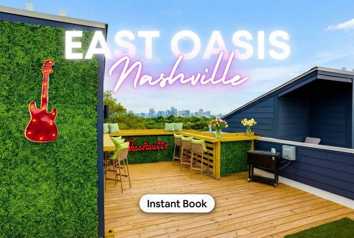 Vacation house for 12 people, with terrace, with pets in Nashville