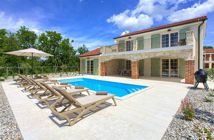 Villa mit pool für 8 Personen, mit Balkon und Pool auf Krk - 2