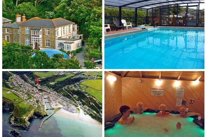 Holiday rental for 4 people, with garden and hot tub as well as pool in Portreath