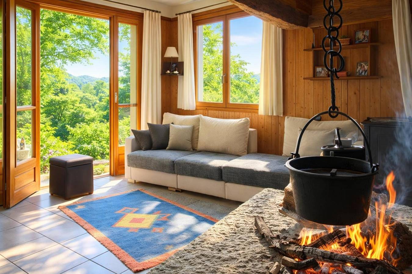 Ca Brunella 1 Lake Maggiore View Terrace for Two in Gerra Piano, Cugnasco-Gerra