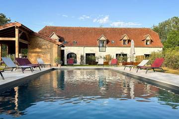 Location de vacances pour 14 personnes, avec jardin et sauna à Saint-Sozy