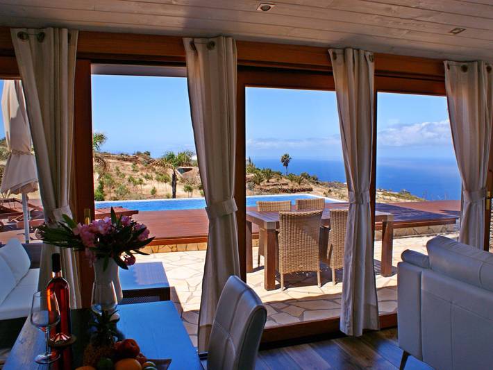 Casa rural para 2 personas, con piscina además de jardín y terraza en Puntagorda - 2