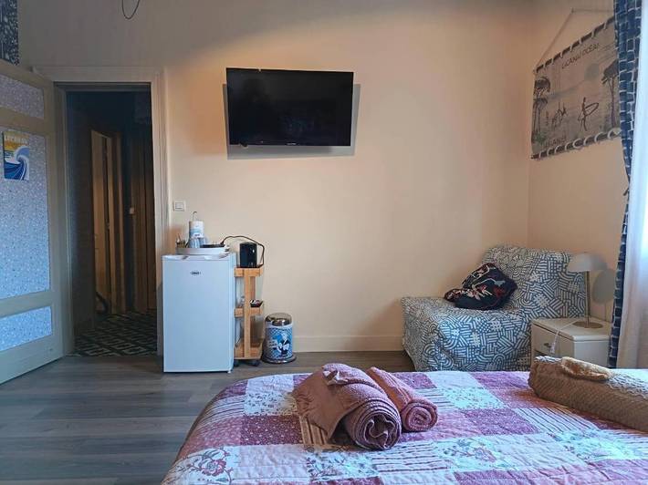 Gîte pour 6 personnes, avec piscine ainsi que jardin et bassin pour enfant, animaux acceptés à Belin-Béliet - 4