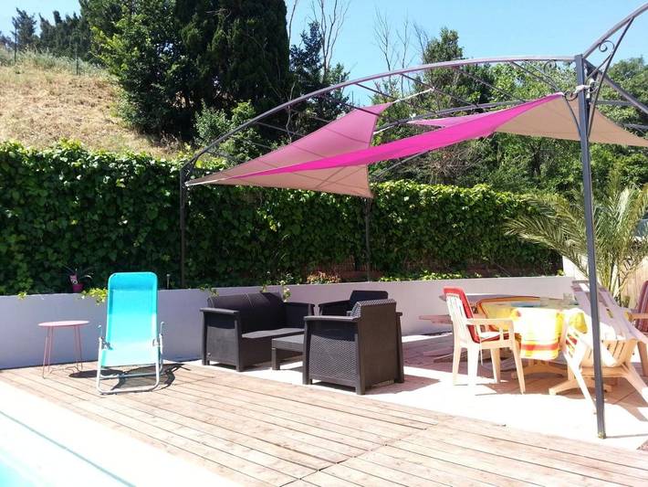 Gîte pour 2 personnes, avec jardin ainsi que piscine et vue sur le lac à Saint-Nazaire (Pyrénées-Orientales) - 2