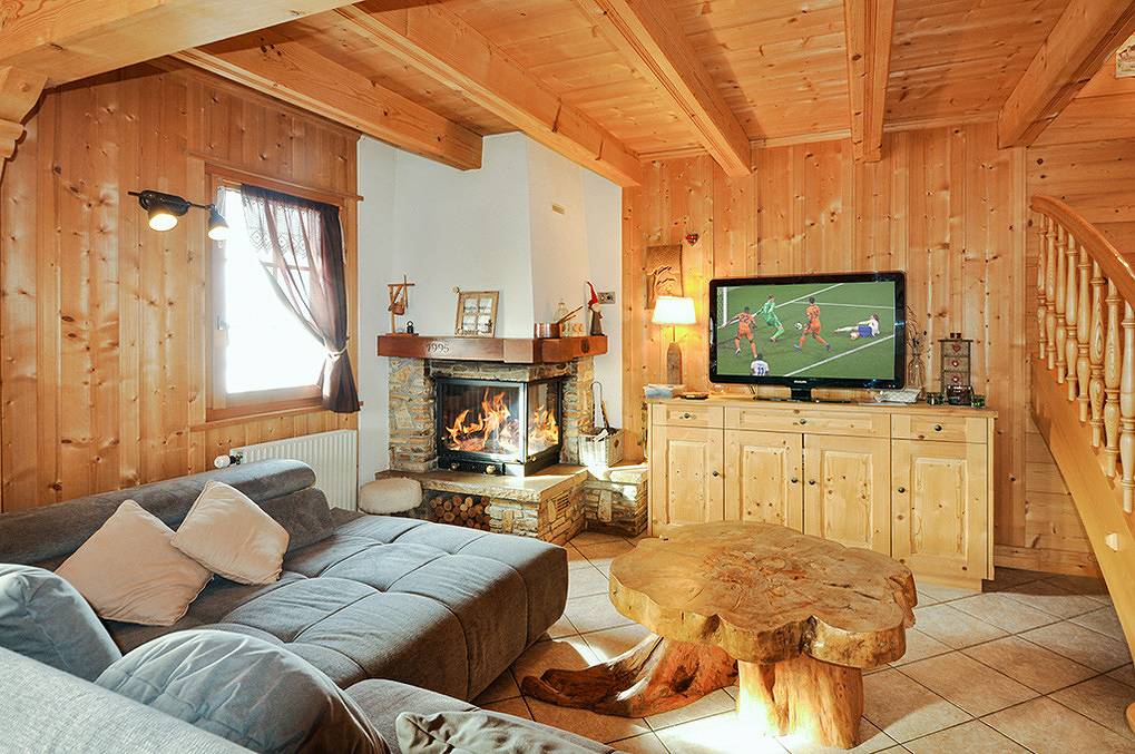 Maison de vacances pour 8 personnes avec balcon in Champoussin, Val-d'Illiez