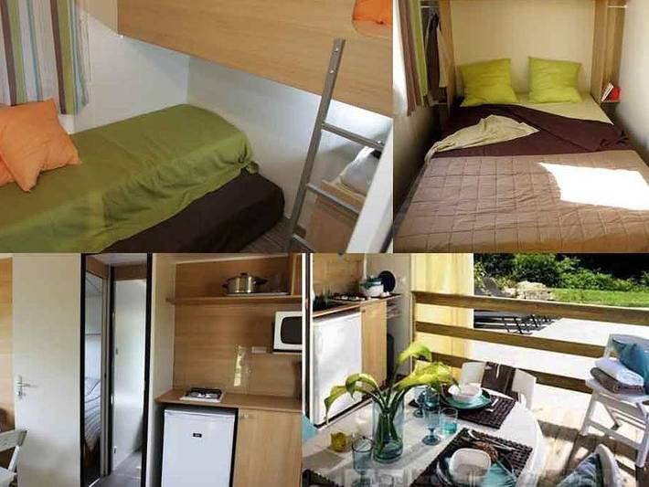 Camping Le Lac des Varennes - Mobilheim 5 personen - Tit'home - Ohne Sanitäranlagen in Marçon, Loire-Tal