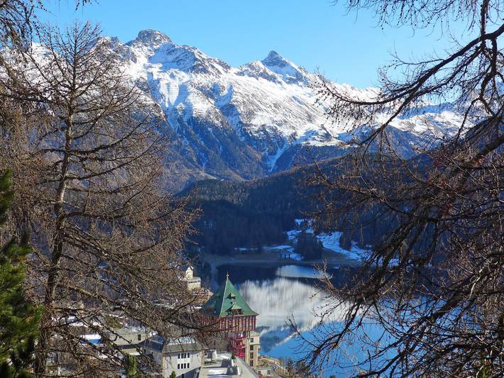 Ferienwohnung für 4 Personen, mit Balkon und Garten in St. Moritz - 4