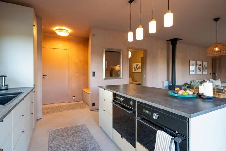 Design-Ferienhaus mit Gästehaus am Mullsjön in Hjo, Vättern