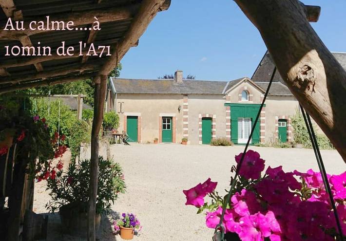 Chambre d’hôte pour 3 personnes, avec Terrasse et Jardin