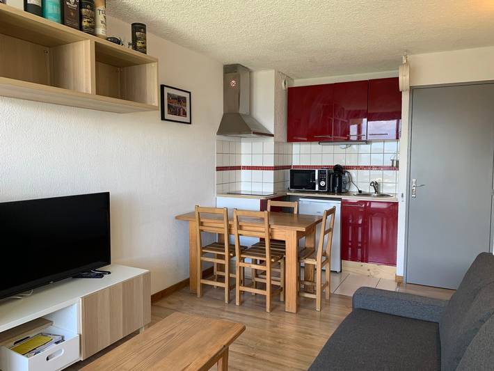 Studio pour 4 personnes, avec Balcon