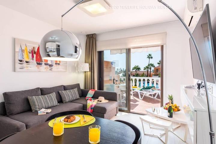 Resort für 3 Personen, mit Garten und Pool sowie Kinderpool und Ausblick in Teneriffa Süd - 2