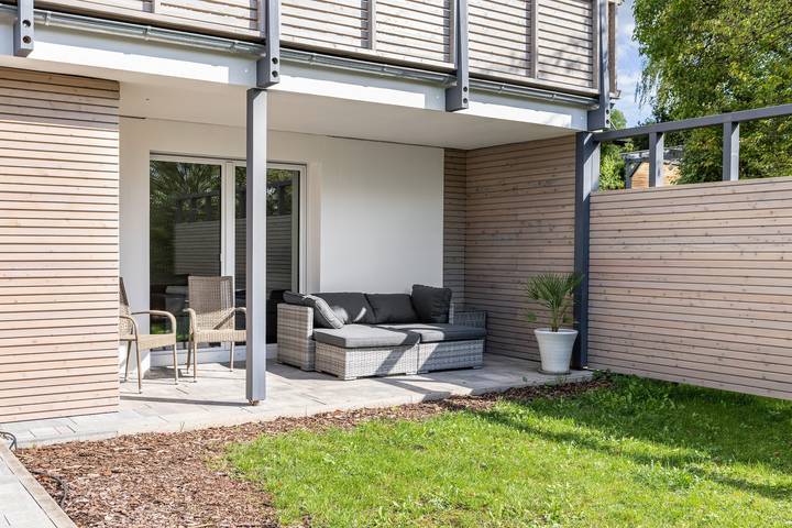 Studio für 4 Personen, mit Garten
