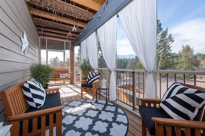 Ferienhaus für 8 Personen, mit Balkon und Garten sowie Whirlpool, mit Haustier - 1