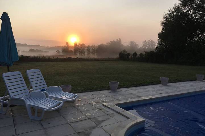 Location de vacances pour 6 personnes, avec Jardin à Saint-Antoine-Cumond