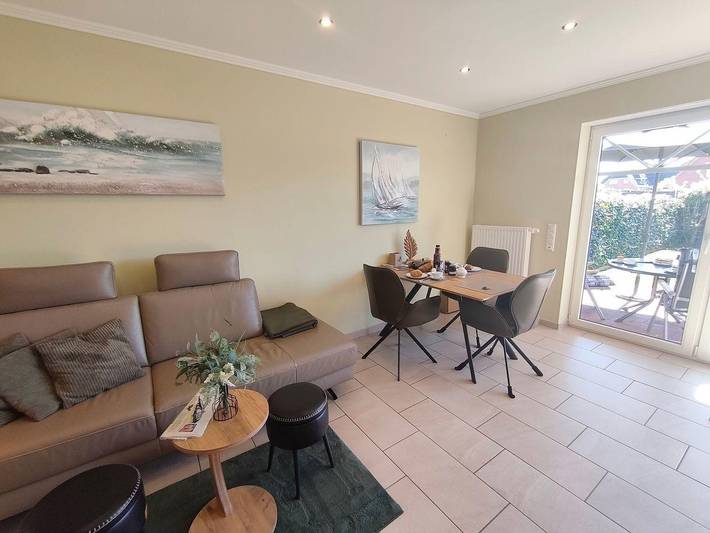 Hütte für 3 Personen, mit Terrasse und Garten in Norddeich - 2