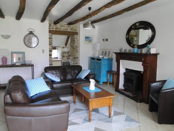 Location de vacances pour 4 personnes, avec bassin pour enfant ainsi que jardin et vue à Plouguenast - 2