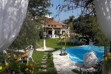 Ferienhaus für 5 Personen, mit Ausblick und Garten sowie Pool, mit Haustier auf Kos