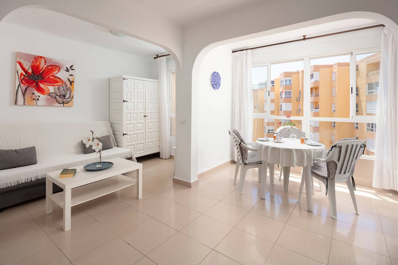 Ganze Wohnung, Ferienwohnung 'Bloque 78' mit Meerblick, Gemeinschaftspool und Wlan in Torrox Costa, Torrox