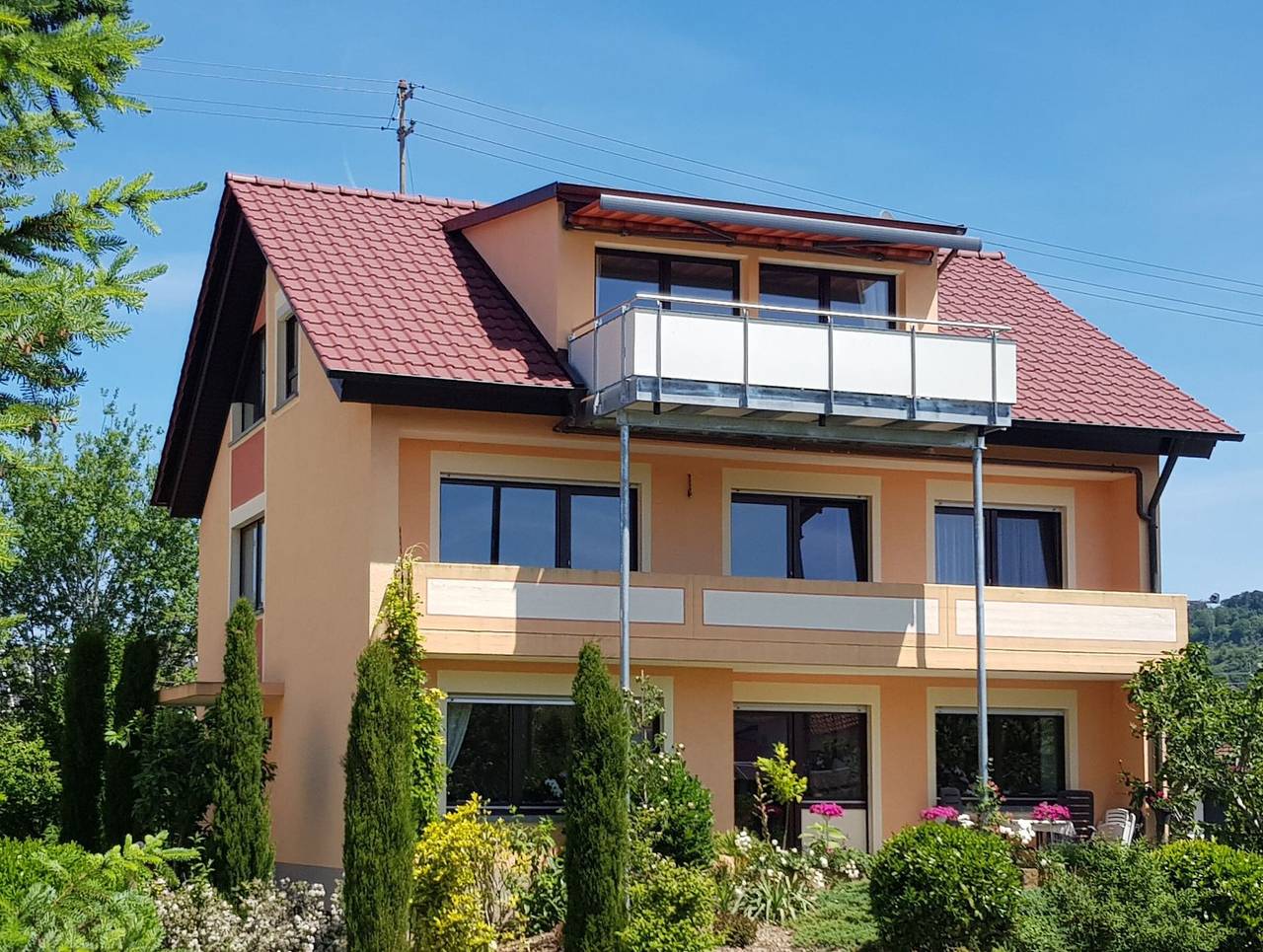 Ganze Wohnung, Ferienwohnung 'Feriendomizil Bergamini' mit Gemeinschaftsgarten, Balkon und Wlan in Bischoffingen, Vogtsburg im Kaiserstuhl