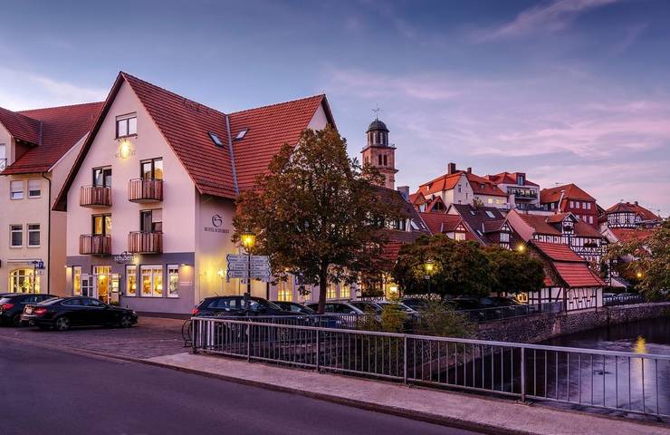 Romantik Hotel Schubert - Komfort Doppelzimmer in Lauterbach, Vogelsberg Region