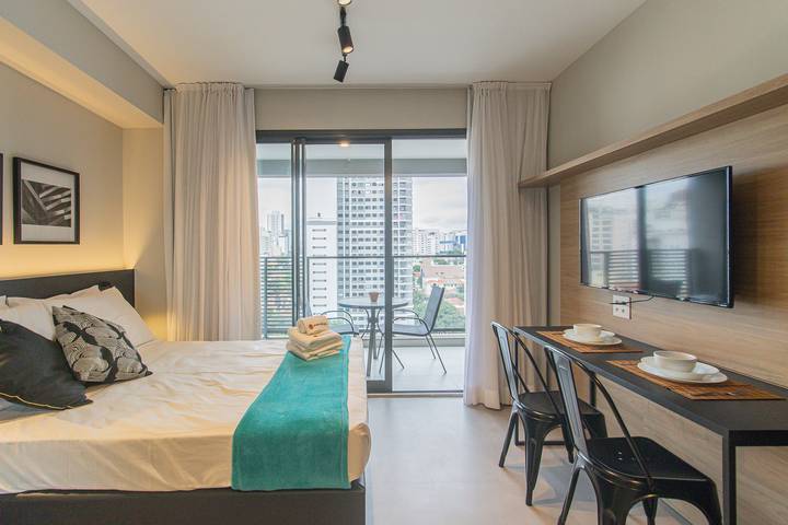 Studio pour 2 personnes, avec balcon - 1