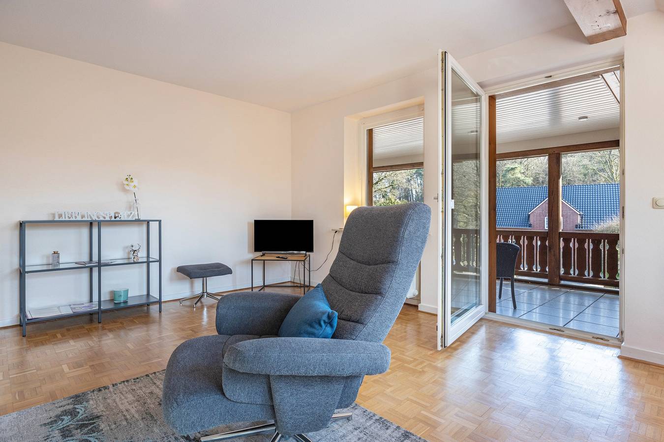 Ganze Wohnung, Ferienwohnung 'Haus Wacholder 2' mit Balkon und Wi-Fi in Undeloh, Nordheide