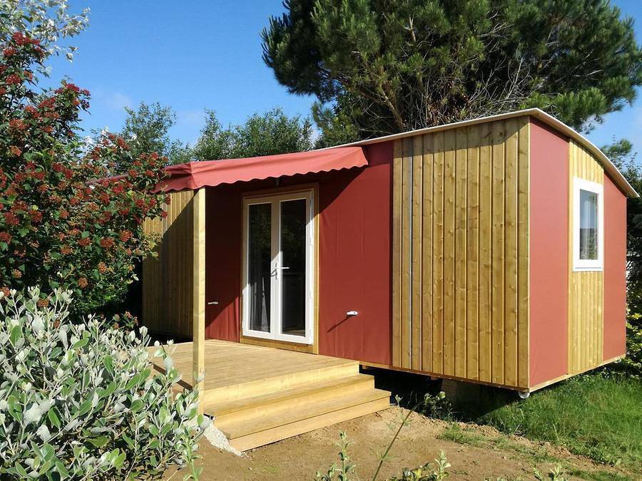 Camping Les Peupliers - Mobilhome 4 personnes - Elite Toile Et Bois, Sans sanitaires in Pouldreuzic, Côte de Cornouaille