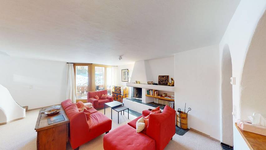 Ferienwohnung für 4 Personen, mit Balkon in La Punt-Chamues-ch - 2
