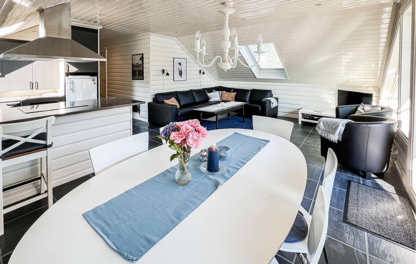 Casa de vacaciones para 6 personas con terraza in Farsund