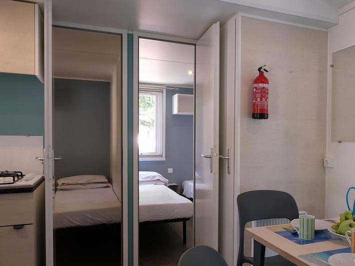 Camping Domaine de La Yole - Mobilheim 6 personen - Premium in Vendres, Mittelmeerküste (Frankreich)