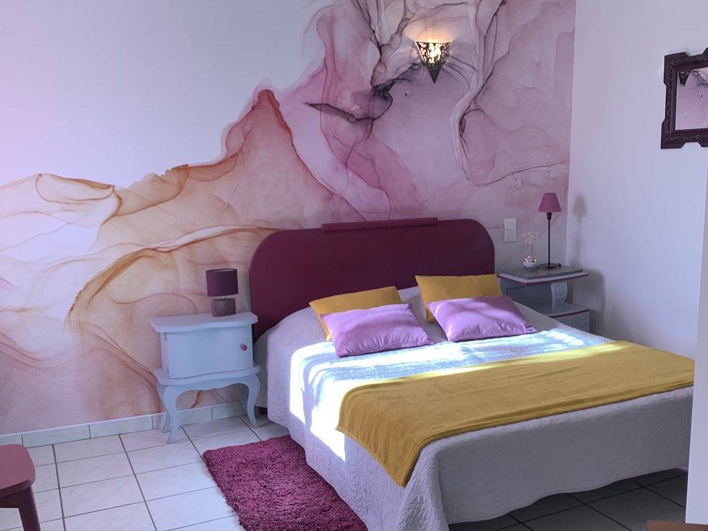 Au Mas d'Hurtes - Chambre à l'étage in Baraqueville, Massif central