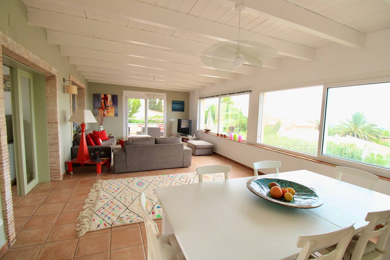 Casa de vacaciones 'Villa Betty' con vistas al mar, Wi-Fi y aire acondicionado in Montgó, Dénia
