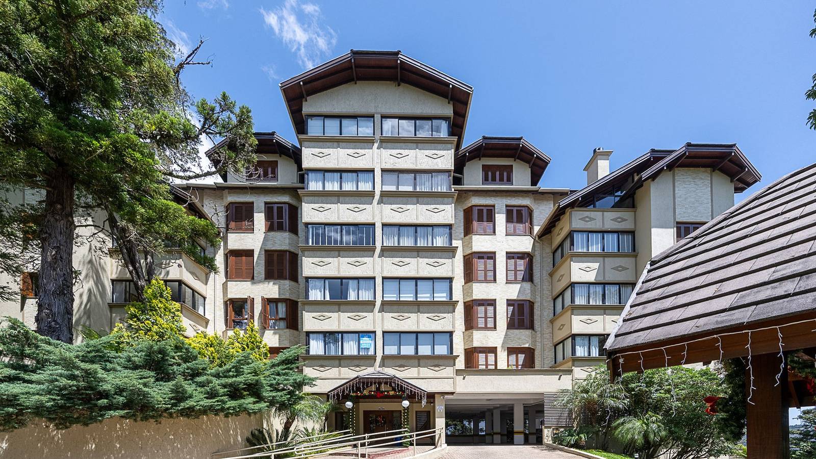 Apartamento entero, Apto com Vaga, Aquecimento e Piscina na Vila Suíça in Gramado, Río Grande del Sur